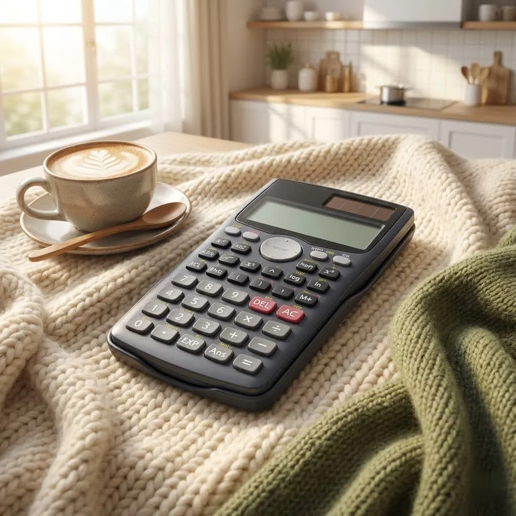 TI-30X scientific calculator with a clear display