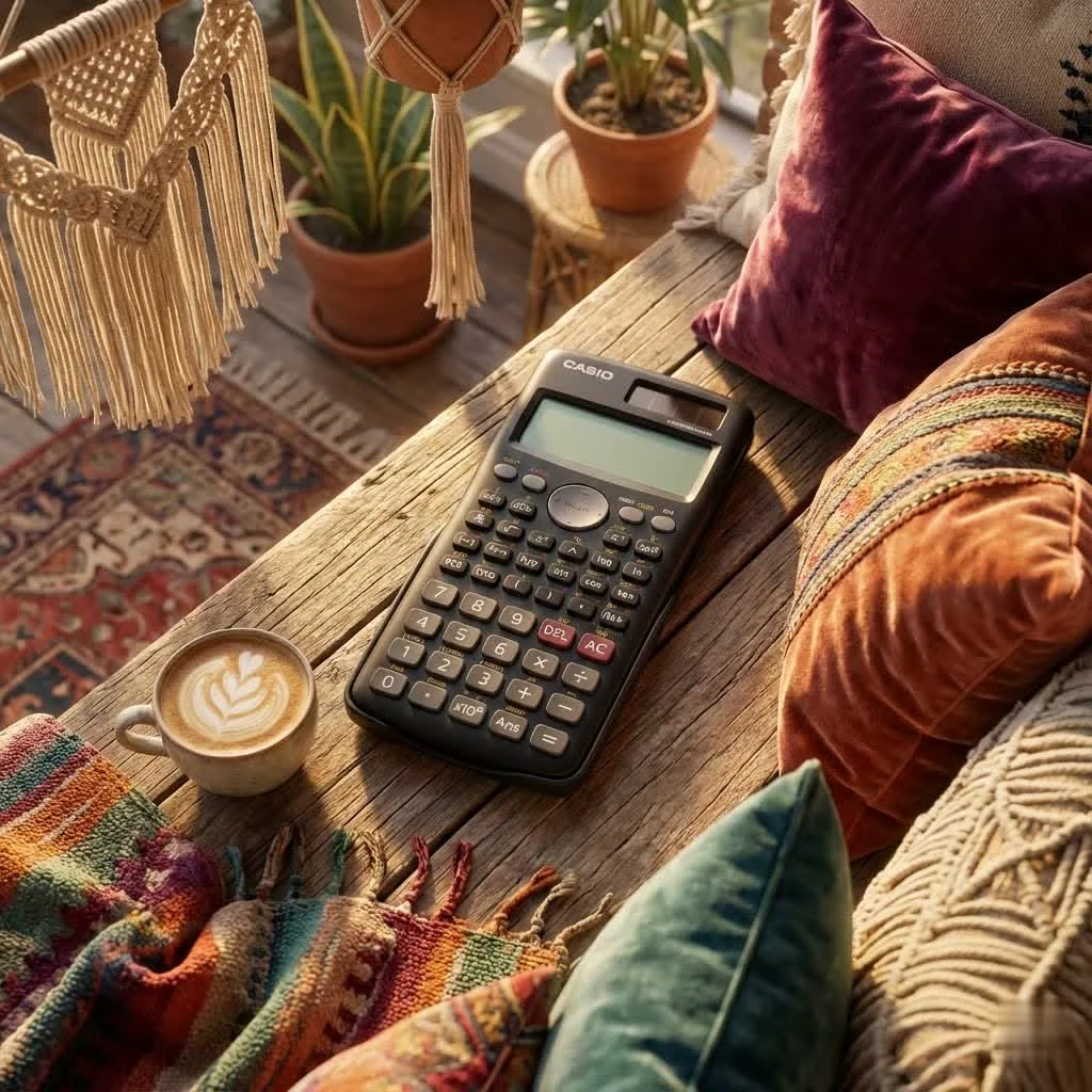 GeoGebra Scientific Calculator interface showing mathematical expressions