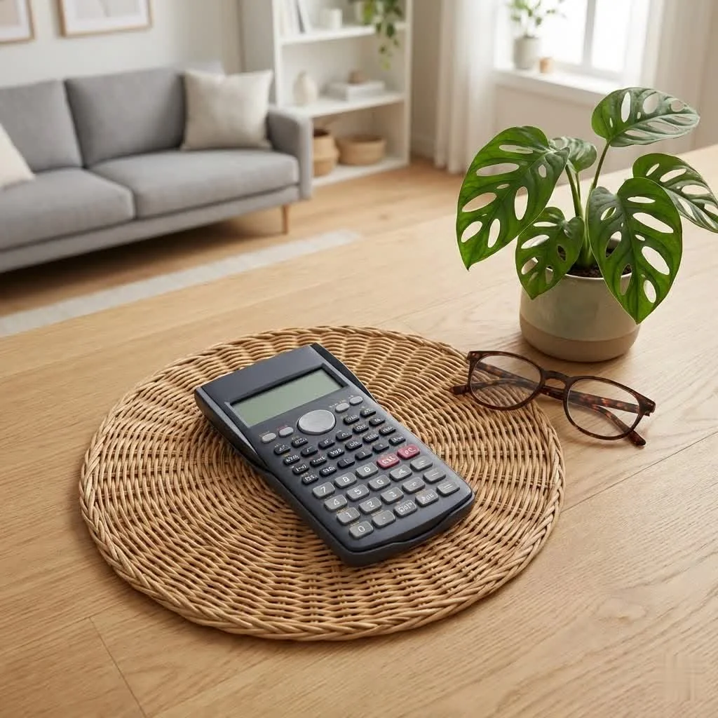 Google scientific calculator interface showing various functions