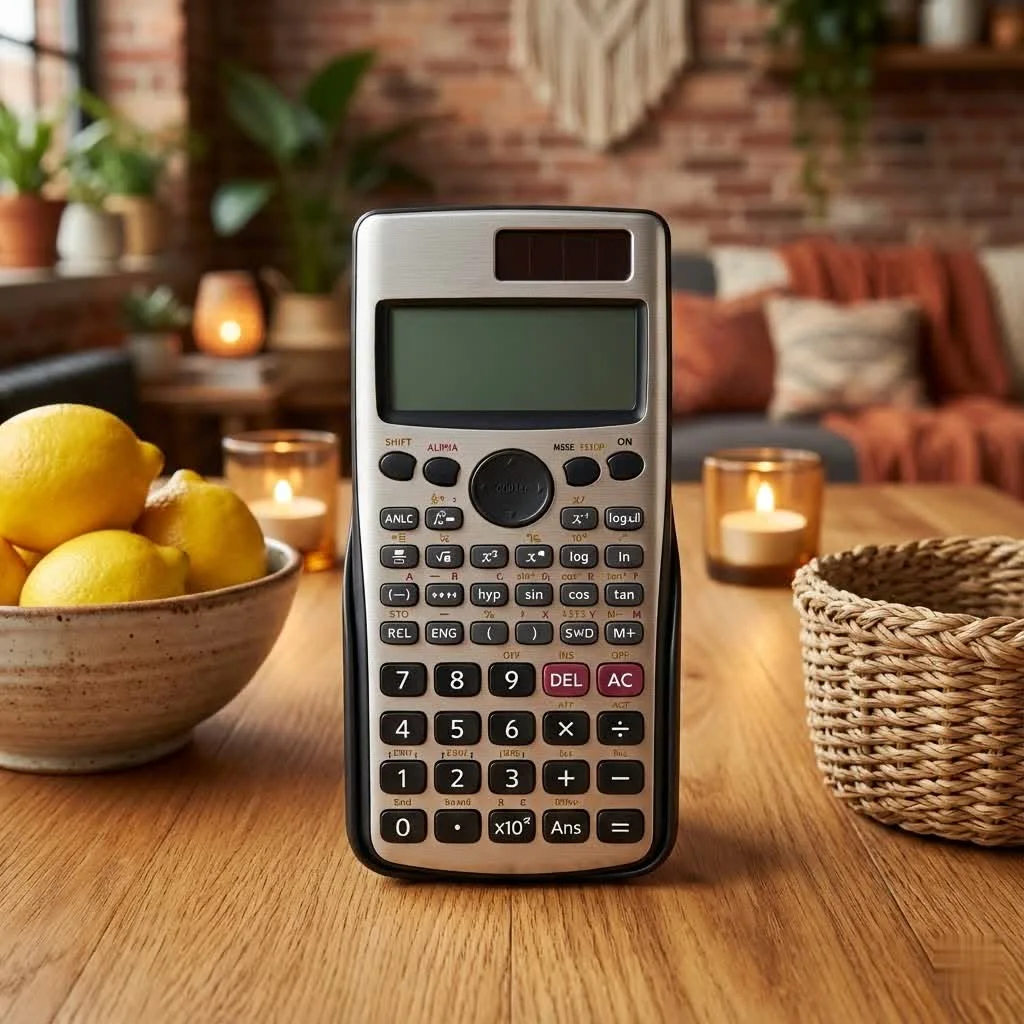 Casio Classwiz FX-991EX scientific calculator with its high-resolution display